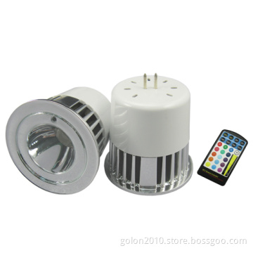 5W RGB LED Spotlights RGB Remote Controller GU10 E27 MR16 Base CE RoHS